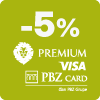 AUK Premium Visa sticker 5%